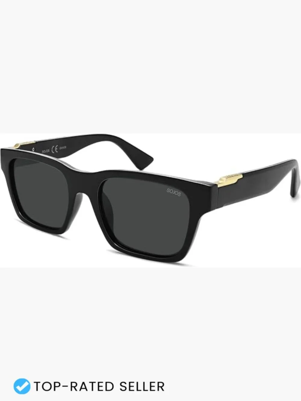 Trendy Polarized Square Sunglasses UV400 Retro 70s 80s 90s Shades Unisex